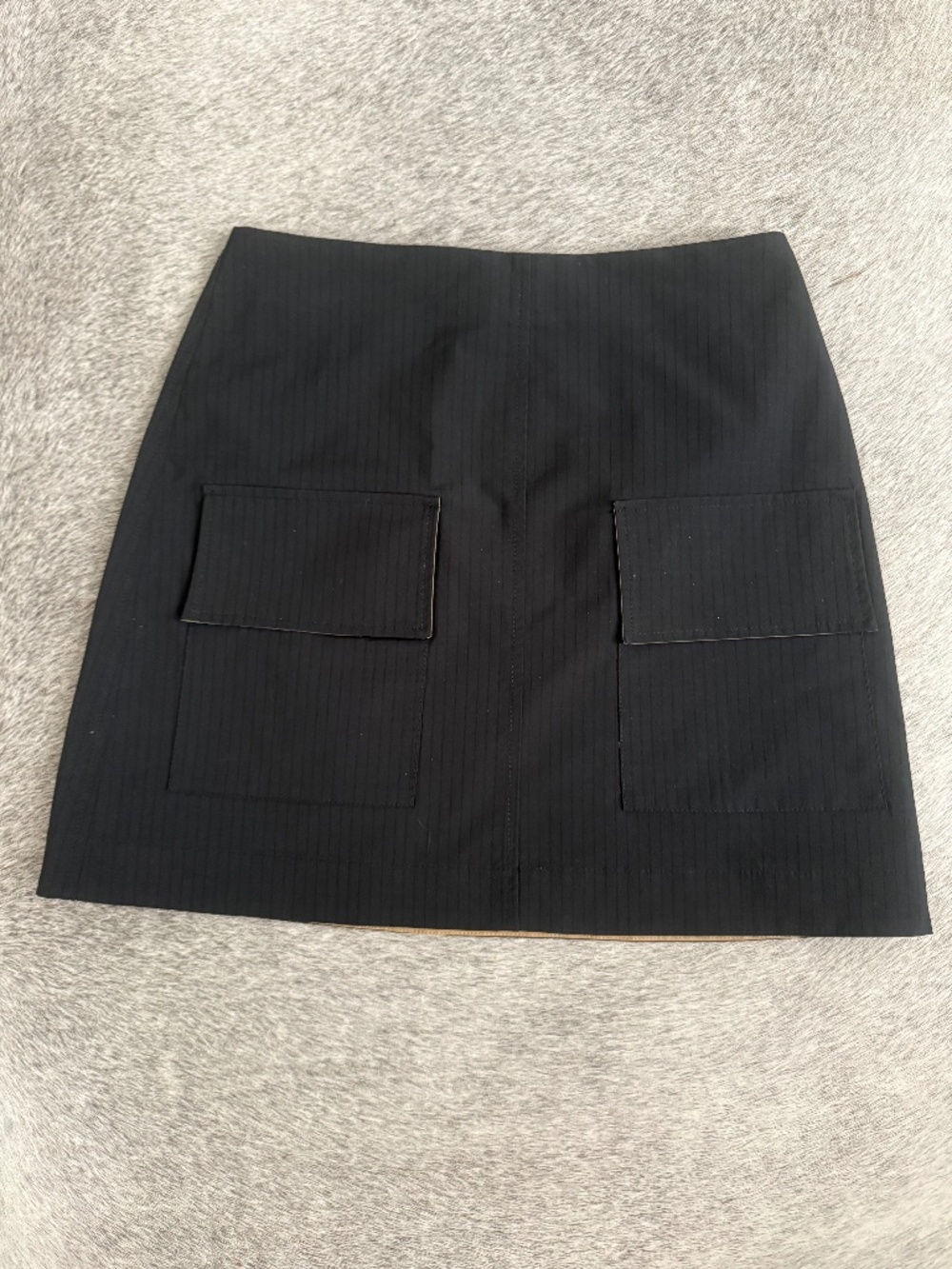 Tela Black Pinstripe skirt